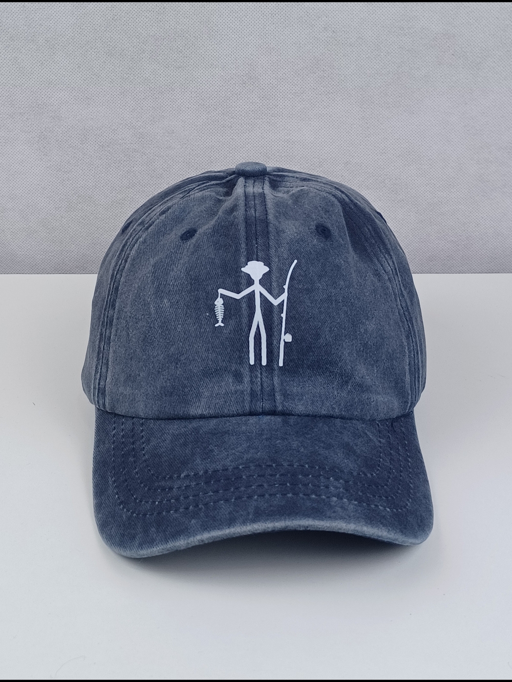 Vintage Fishing Baseball Cap Adjustable Washed Cotton Sun Outdoor Camping Hat